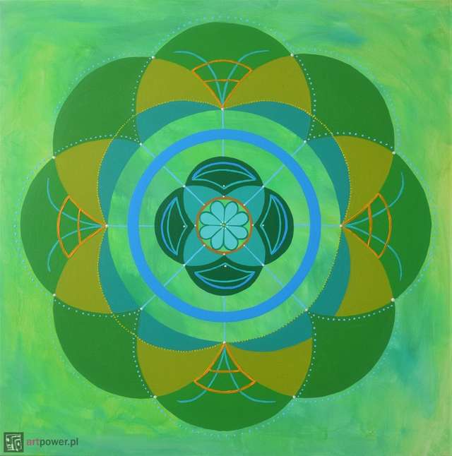 Mandala wiosenna