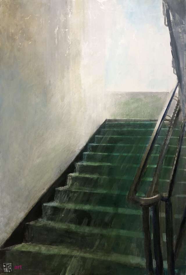 Zielone schody